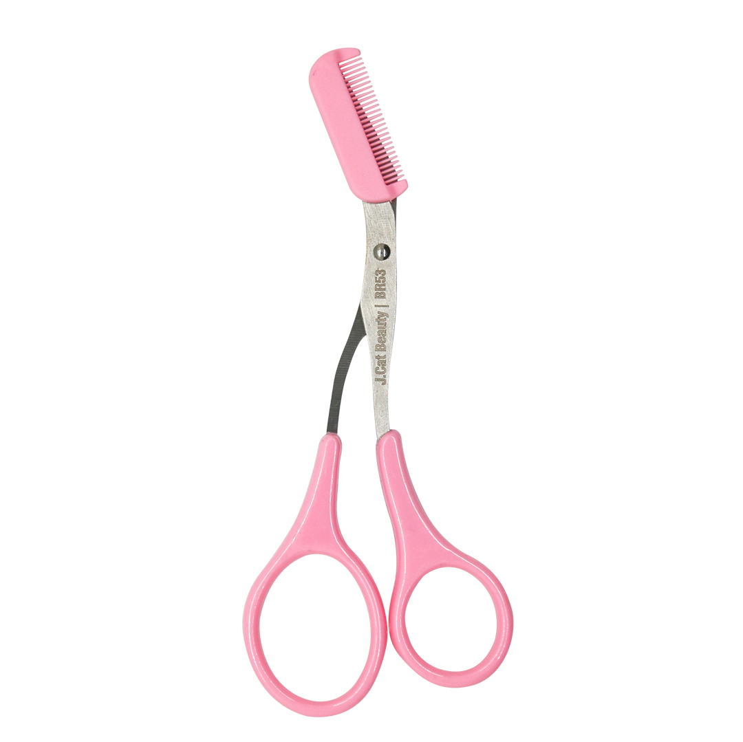 BR53 PRO Polish Brow Scissors with Comb