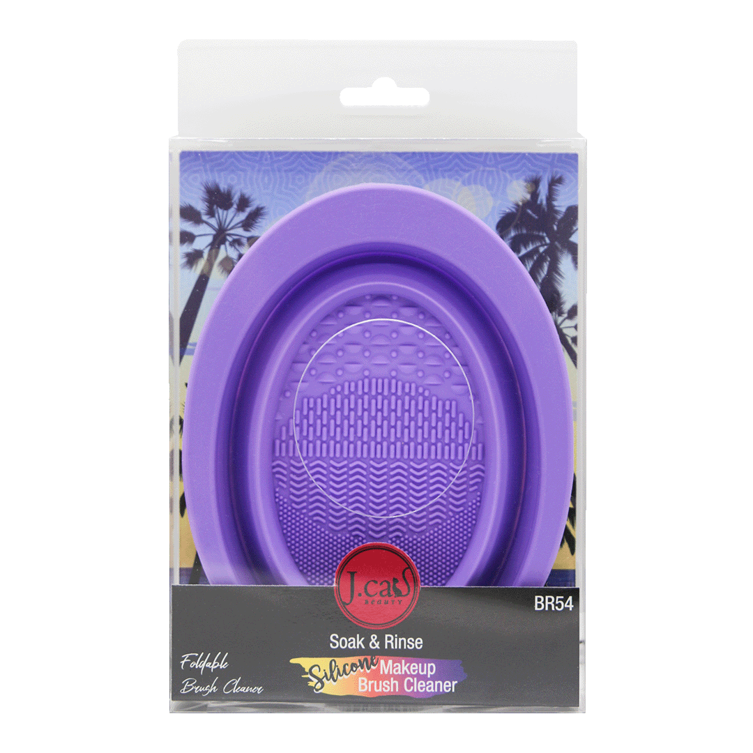 BR54 PRO Soak & Rinse Silicone Makeup Brush Cleaner